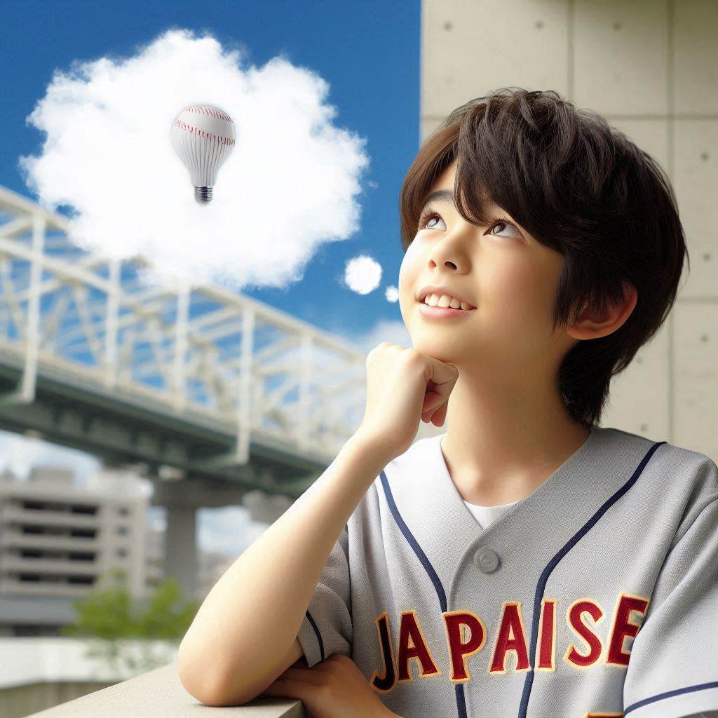 a-japanese-boy-in-a-baseball-uniform-imagining-a-bright-future