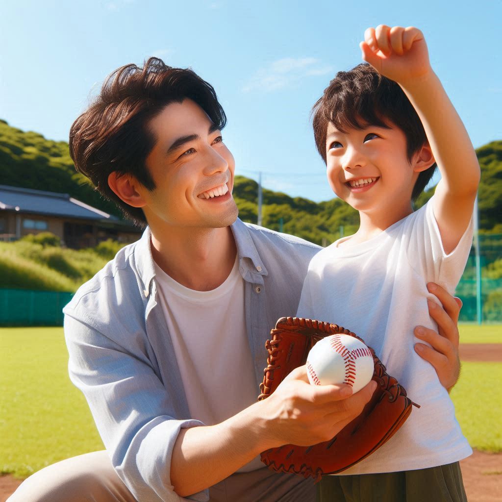 baseball_training_father_son_bond