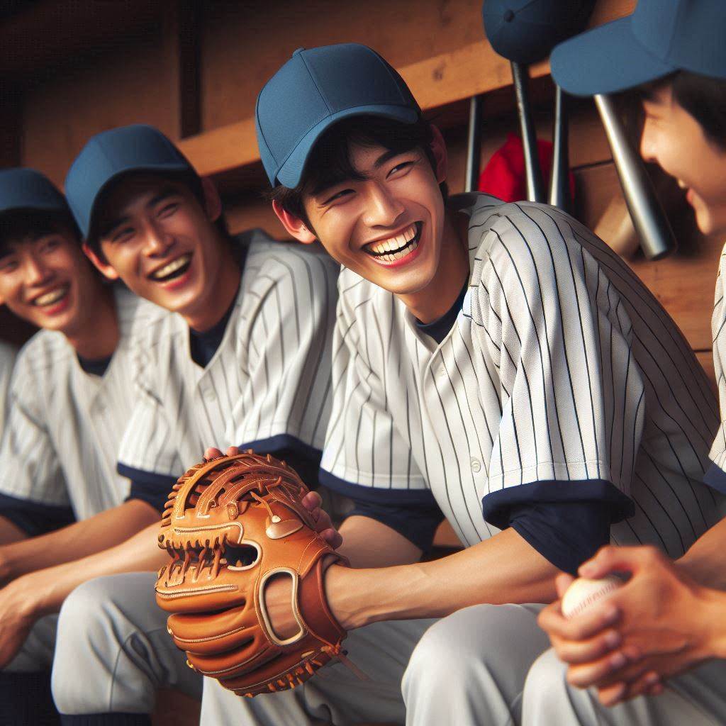 dugout_teammates_laughter