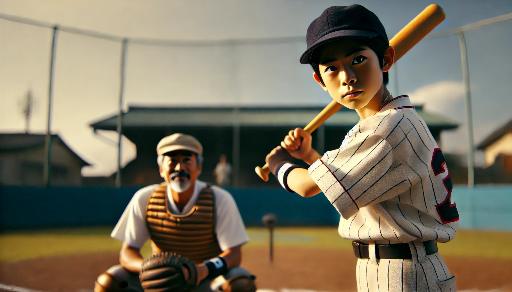 Aim for it with your parents! Youth baseball batting power UP ↑ Kiyohara Katsuji style