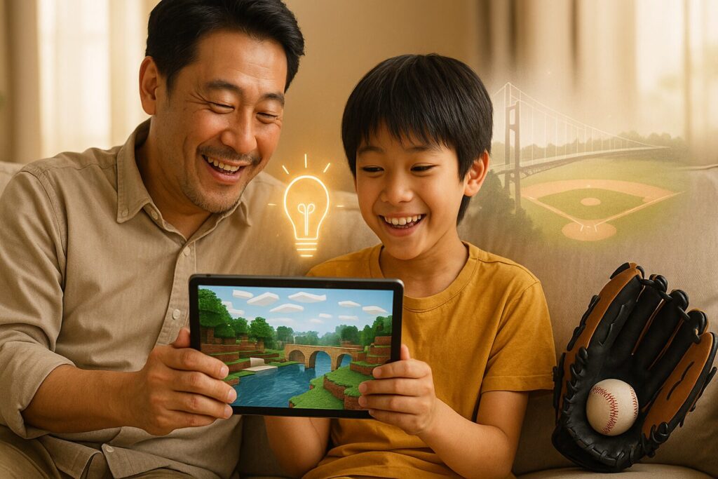 Minecraft-Loving Son Hooked on Baseball! Discovering Common Ground for Parent-Child Conversations Through Games & Baseball