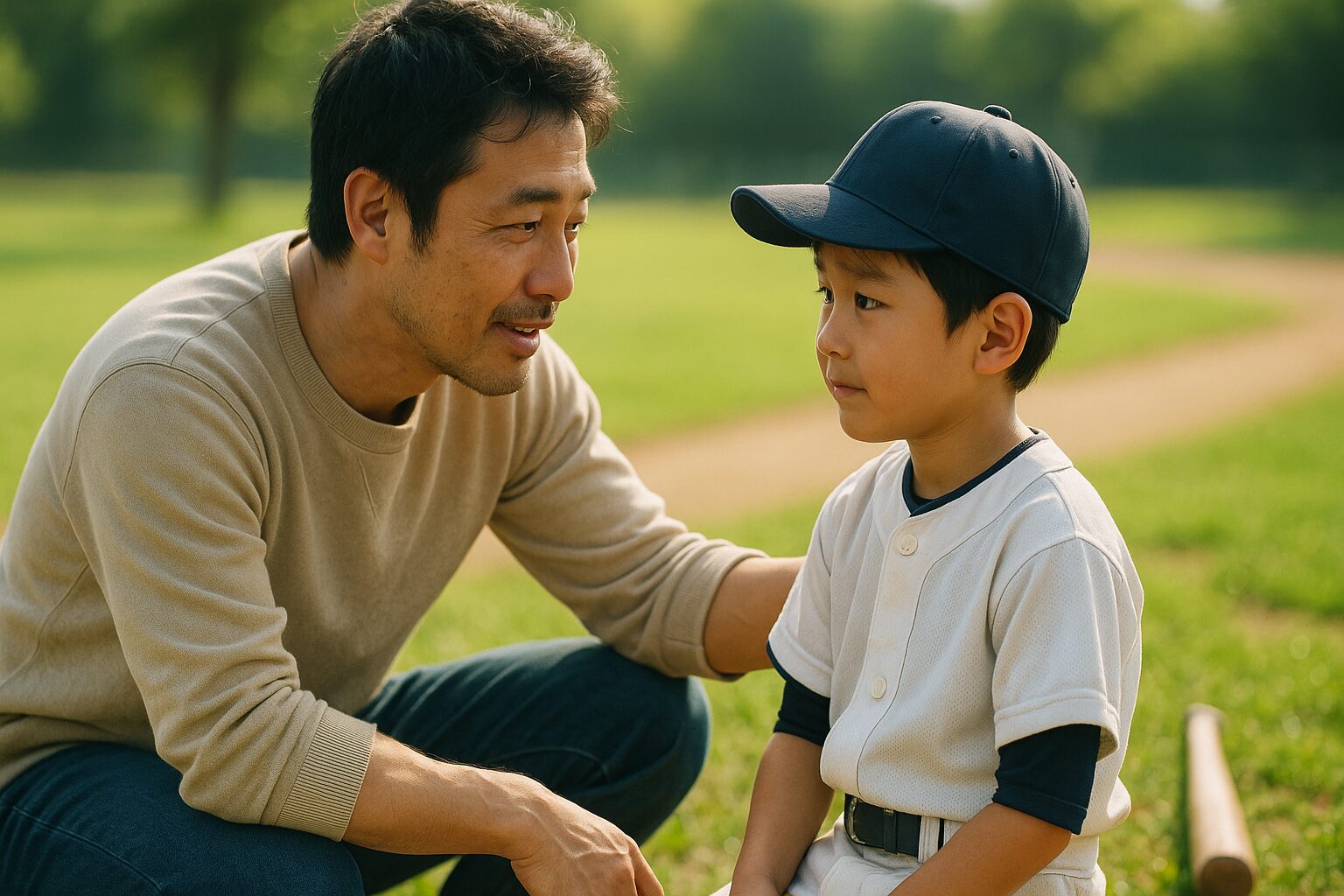Overcoming Baseball's No-Go Phase! Dad's Magical Words to Make His Son Smile