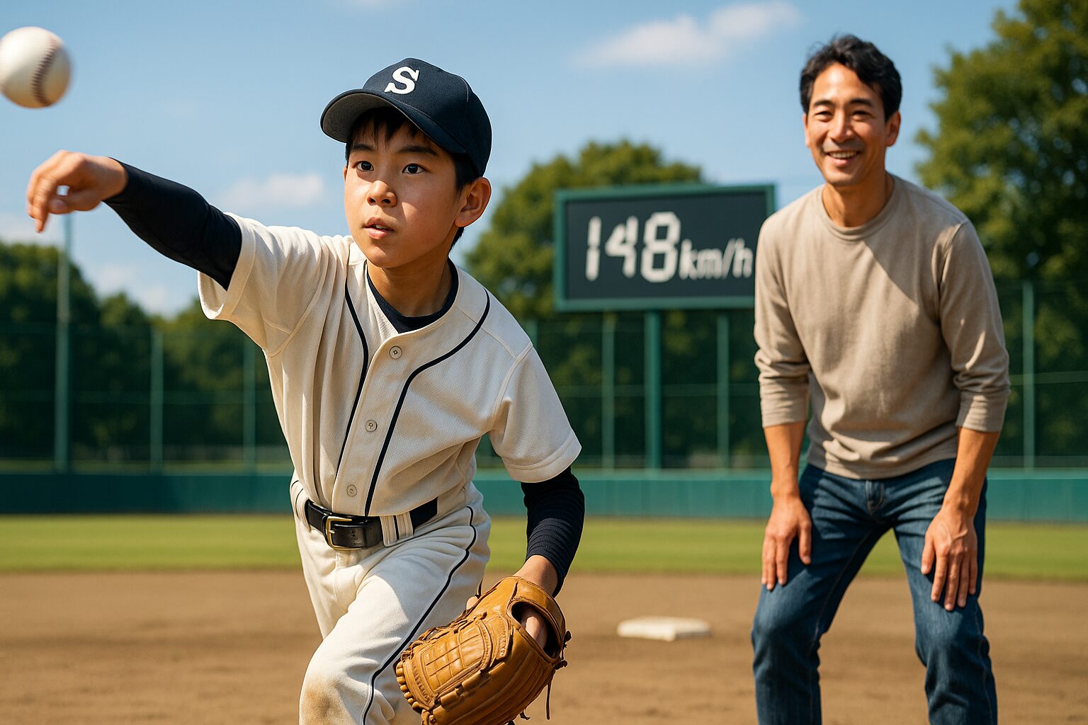Learn from Haruki Hosono How to Increase Pitching Speed for Left-Handers Training & Care for Parents and Kids (3)