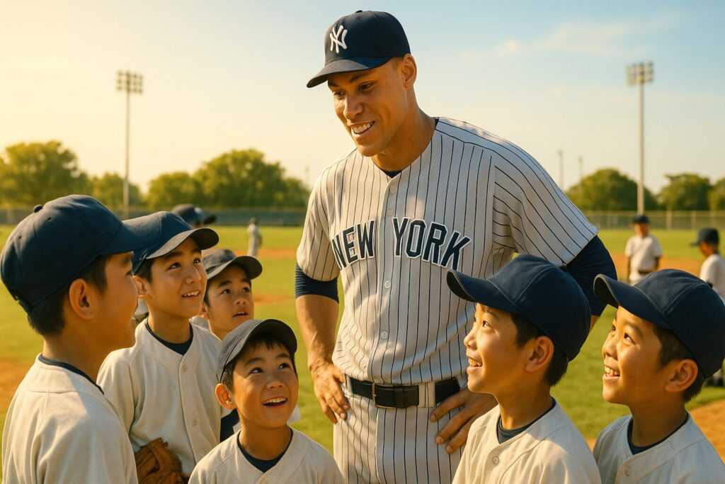 Learning from Judge! Leadership in Youth Baseball [MLB's Teachings]