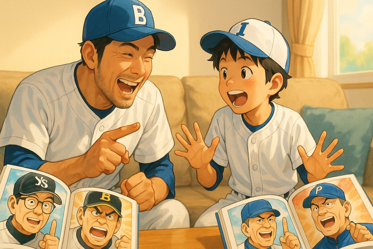 【Parent-Child Brainstorm】What if Anime Characters Were Baseball Coaches Let's Talk Ideal Baseball! (3)
