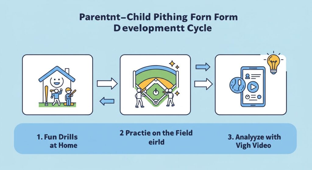 Mastering an Injury-Free Pitching Form Like Sendai Ikuei's Yoshikawa A Drill Guide for Parents and Kids to Correct Common Flaws in Youth Baseball (4)