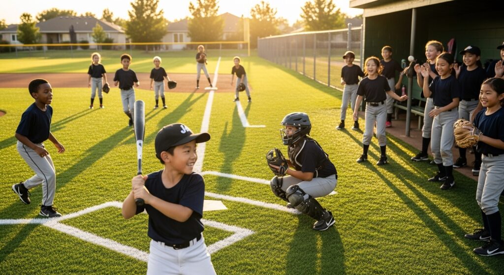 野球を楽しむすべての子どもたち