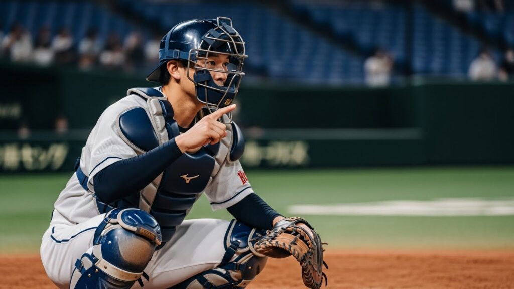 試合を作る「扇の要」プロのキャッチャーの集中力