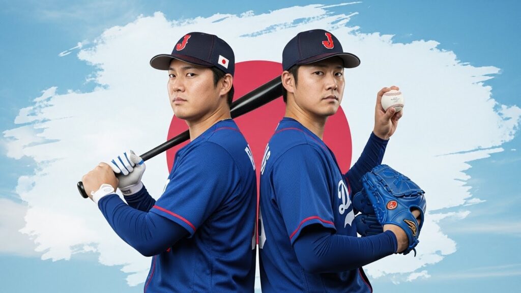 WBCのニュースをタブレットで見て盛り上がる日本の親子(AI生成によるイメージ画像)