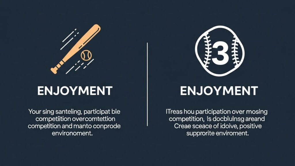 少年野球の育成ポイントまとめインフォグラフィック