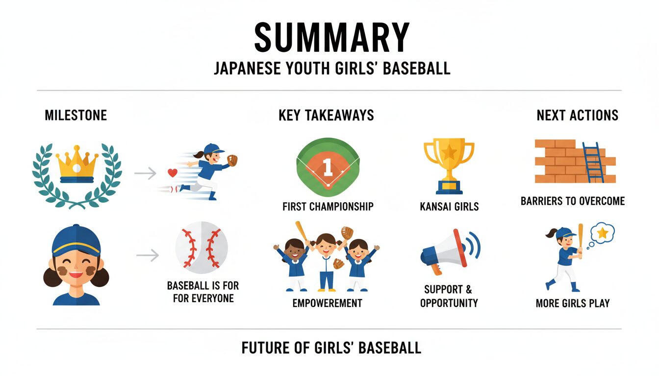 まとめの要点を整理したまとめイメージ (生成AIによるイメージ)