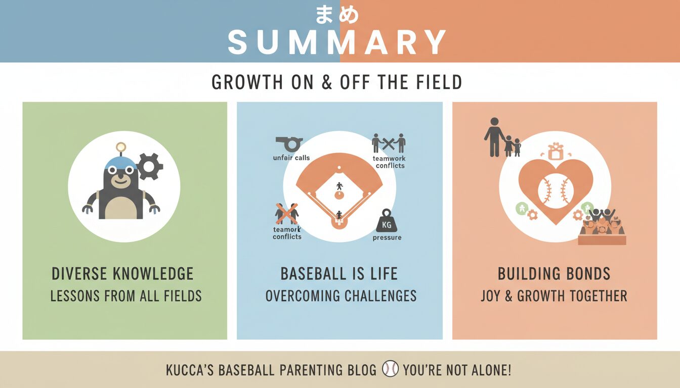 まとめの要点を整理したまとめイメージ (生成AIによるイメージ)