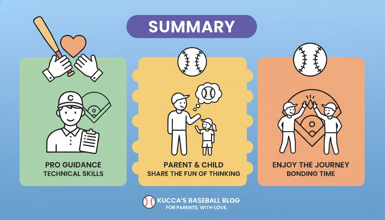 まとめの要点を整理したまとめイメージ (生成AIによるイメージ)