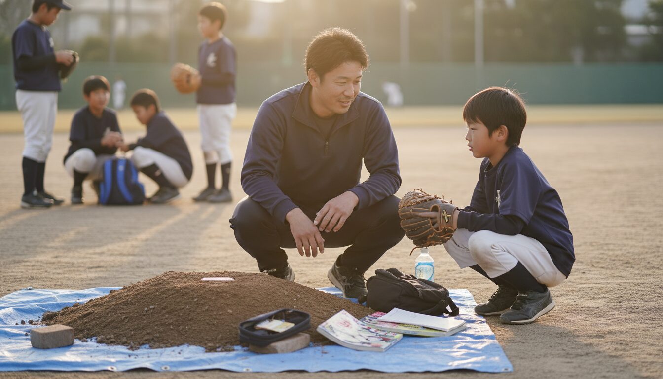 親ができるのは「教えること」より「環境整備」を表現した本文中盤のイメージ (生成AIによるイメージ)