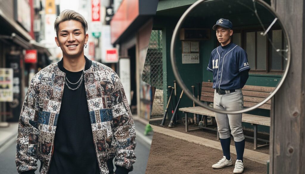 現代の若者の多様性と古い野球のルールのギャップに悩む姿(生成AIによるイメージ)