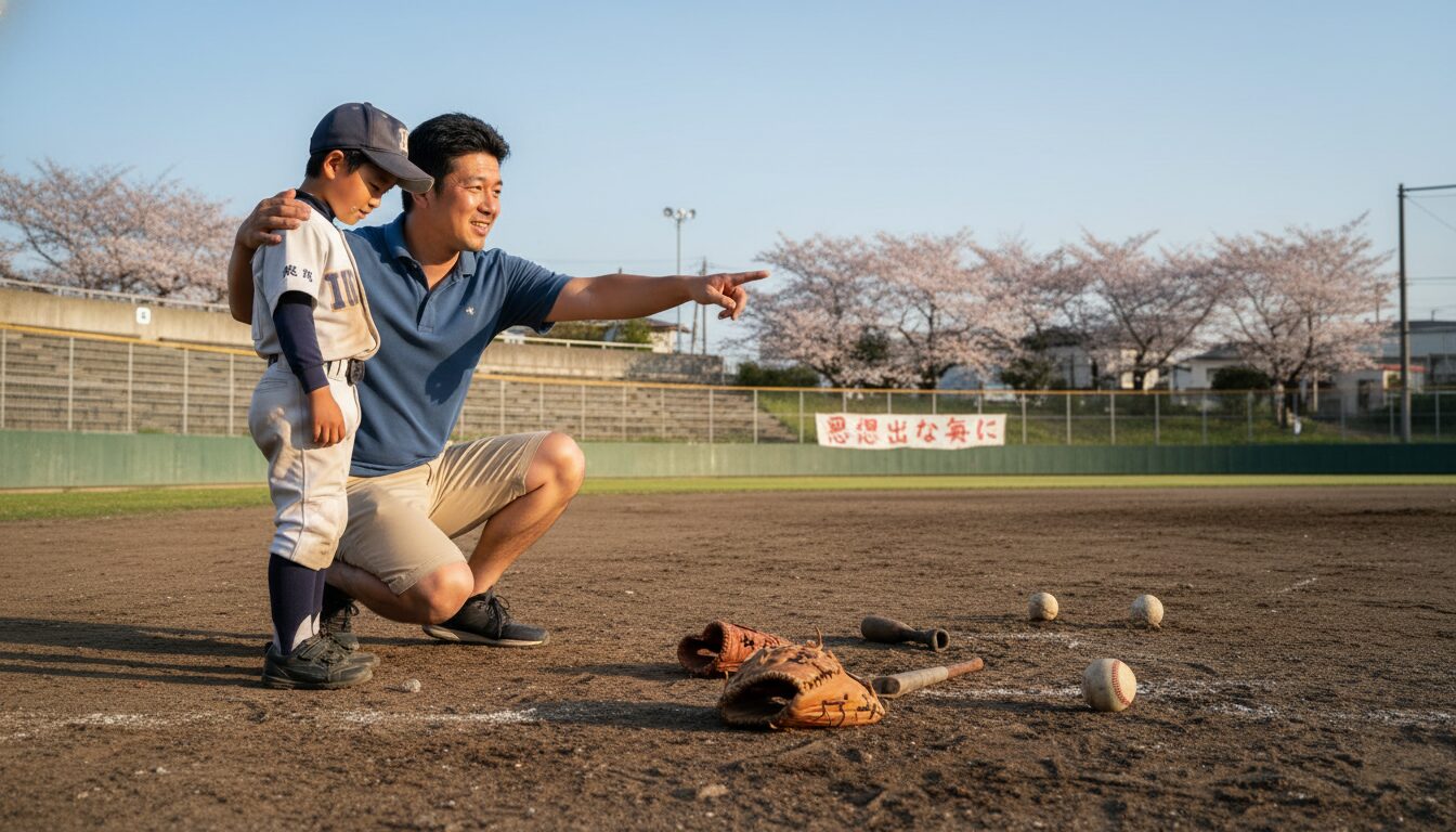 65年の歴史に幕。県立千葉聾学校野球部の「閉部」が教えてくれることを表現した本文前半のイメージ (生成AIによるイメージ)