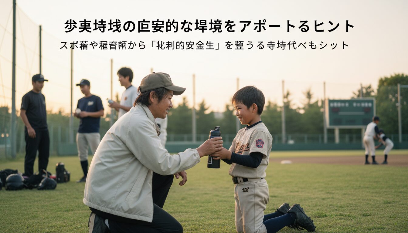 少年野球の閉鎖的な環境をアップデートするヒントを表現した本文中盤のイメージ (生成AIによるイメージ)