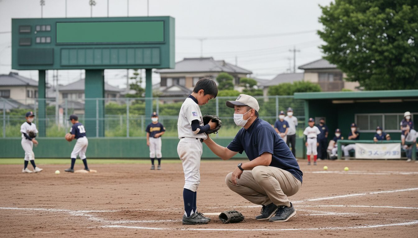 リトルリーグが「大人」をルールで縛る本当の理由を表現した本文前半のイメージ (生成AIによるイメージ)