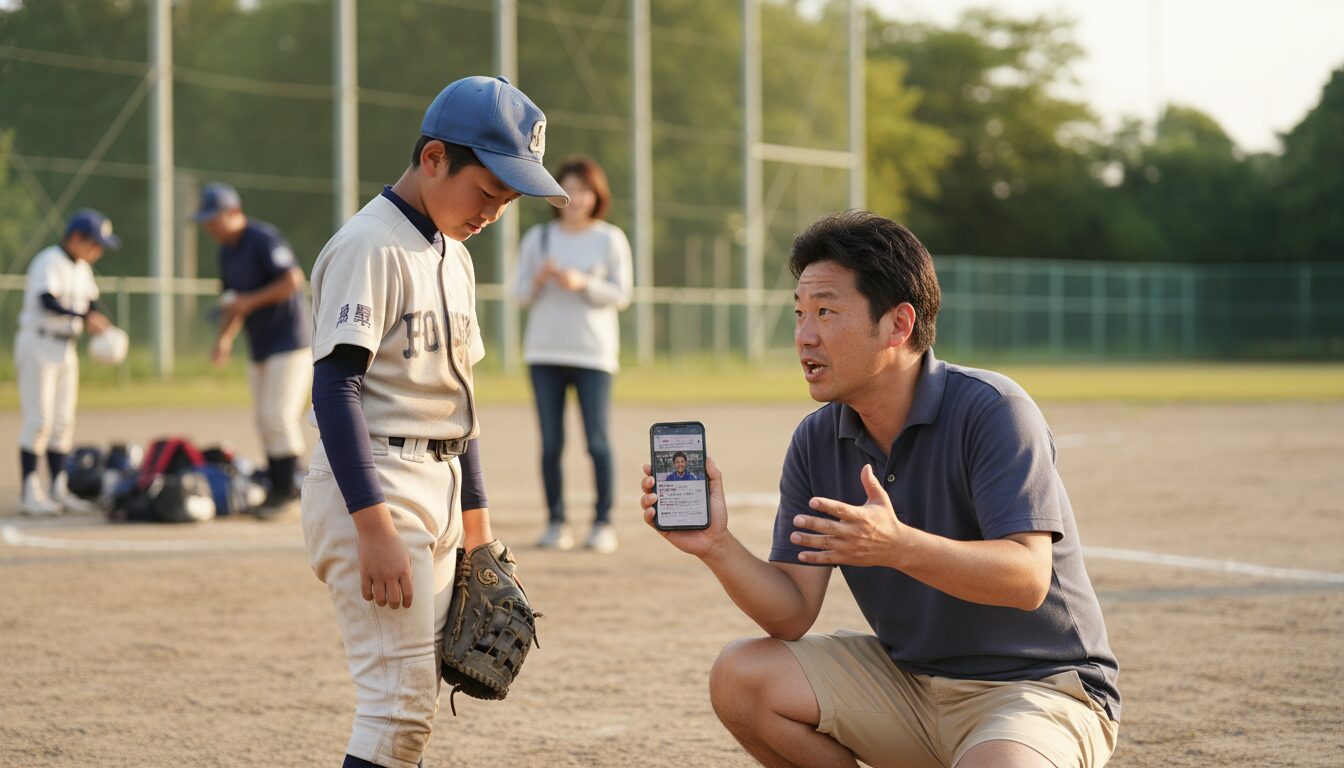 4. 綺麗事抜き!未経験パパが陥る「知ったかぶり」の罠と回避術を表現した本文中盤のイメージ (生成AIによるイメージ)