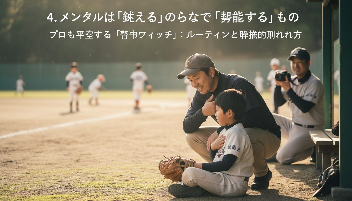 4. メンタルは「鍛える」のではなく「準備する」ものを表現した本文中盤のイメージ (生成AIによるイメージ)