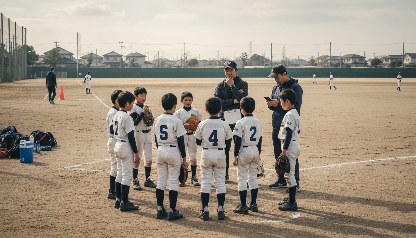 廃部から復活した「15人の野球部」が教えてくれることを表現した本文前半のイメージ (生成AIによるイメージ)
