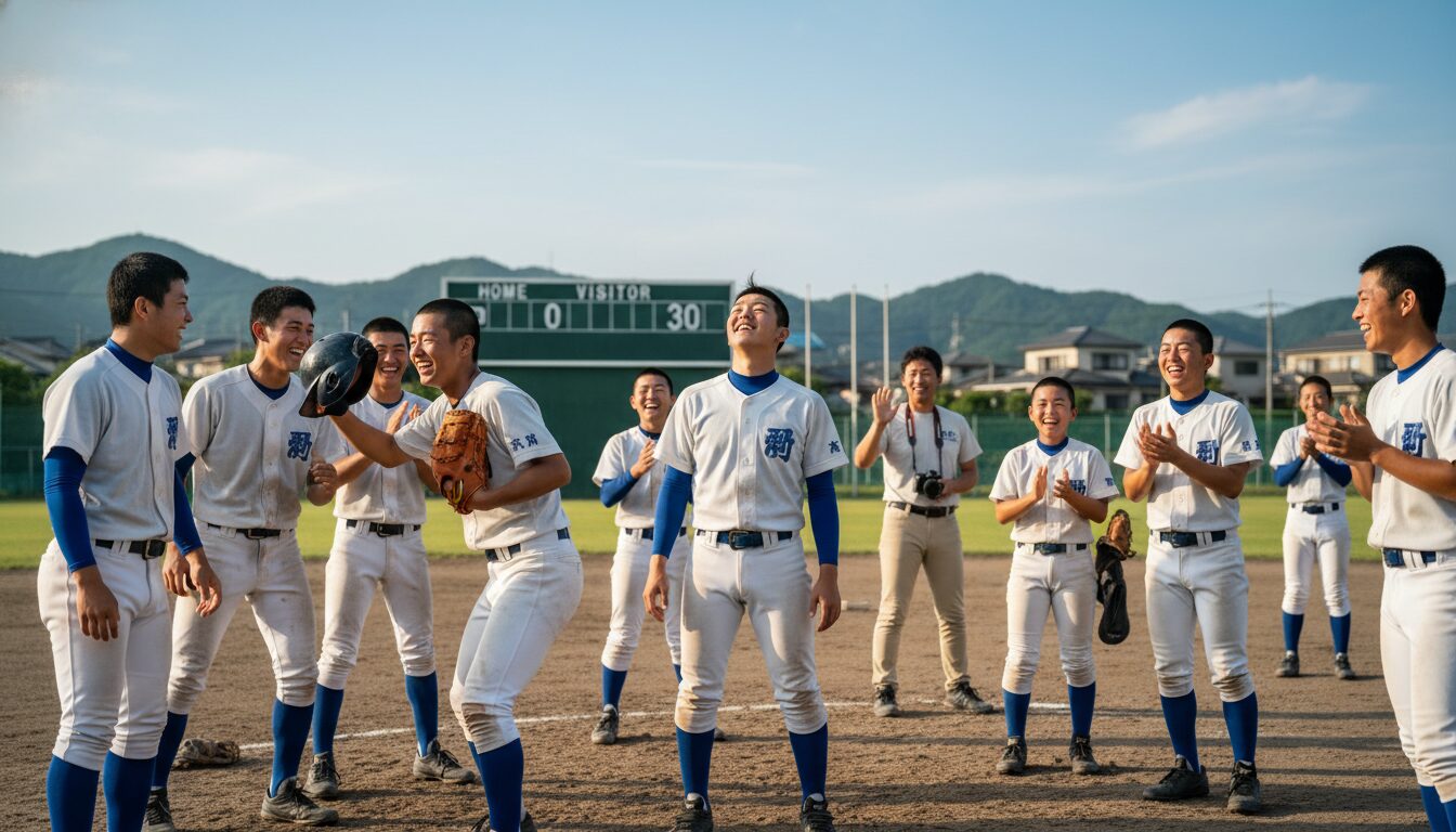0対30の大敗。その時、グラウンドで何が起きていたのか？を表現した本文前半のイメージ (生成AIによるイメージ)