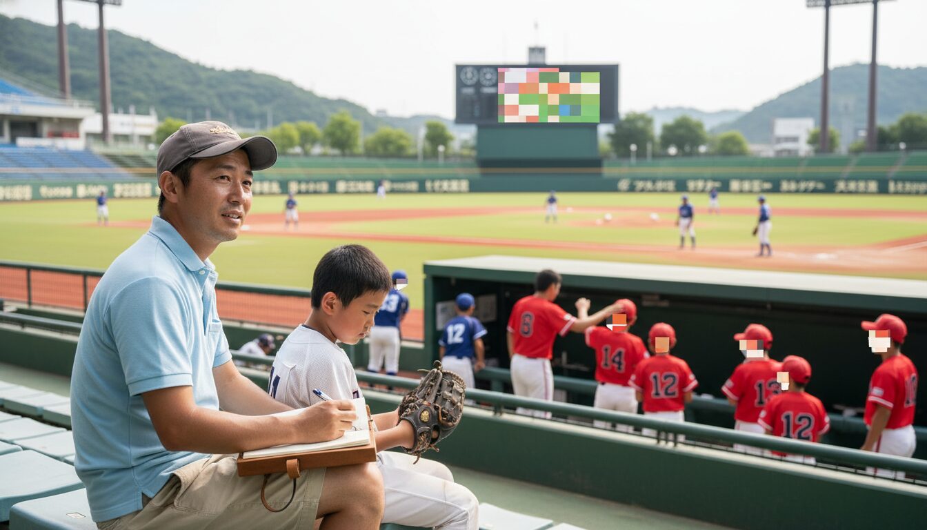 ニュースの裏側：呉市にやってきた「世界一」の台湾チームを表現した本文前半のイメージ (生成AIによるイメージ)