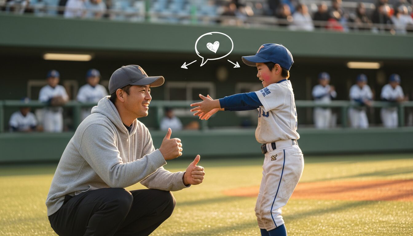 身体を通じた自己変容：全力プレーが引き出す子供の「伝える意思」を表現した本文中盤のイメージ (生成AIによるイメージ)