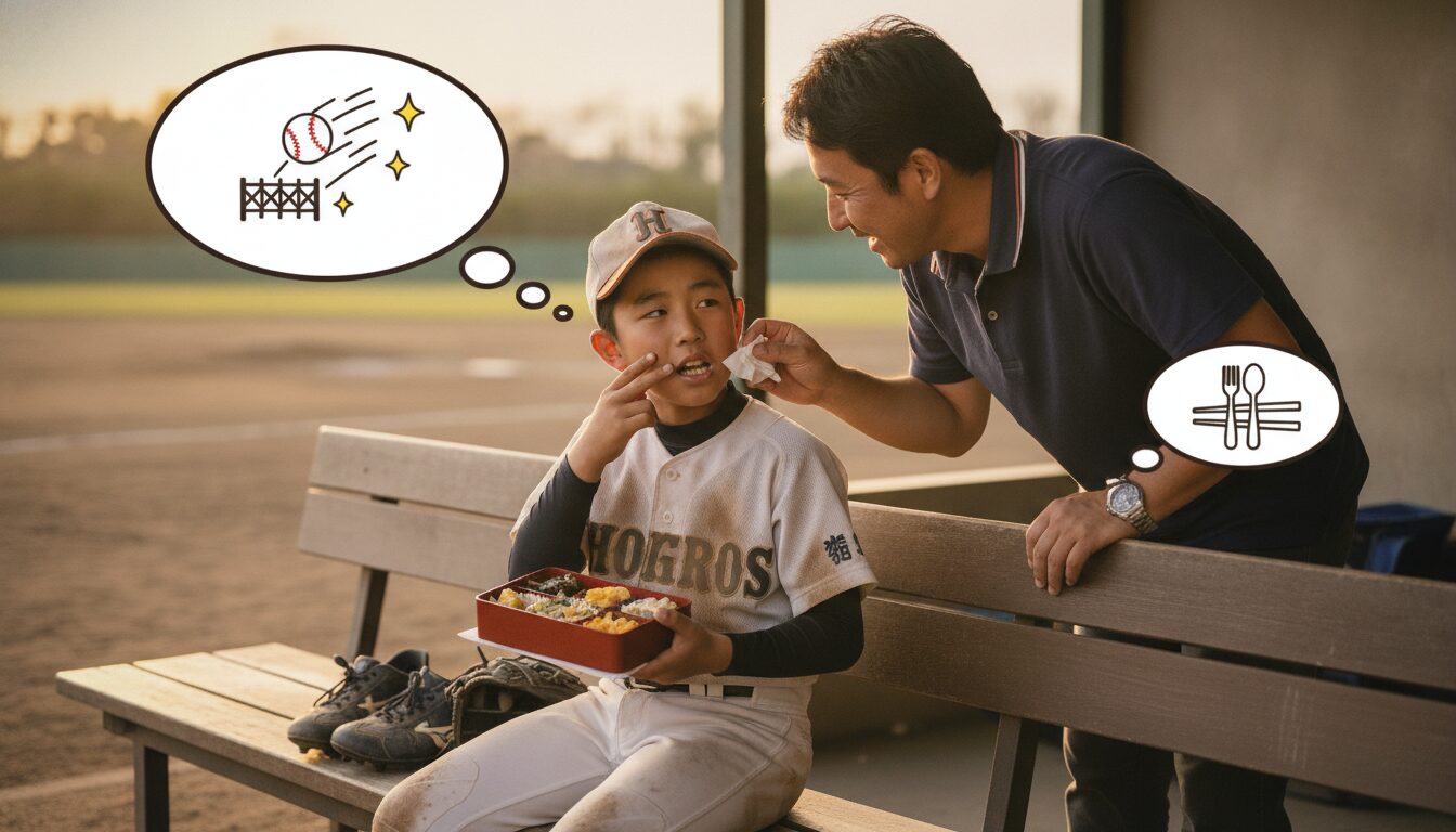 亜希さんの「お弁当の暗示」が教えてくれる、親の本当の役割を表現した本文前半のイメージ (生成AIによるイメージ)