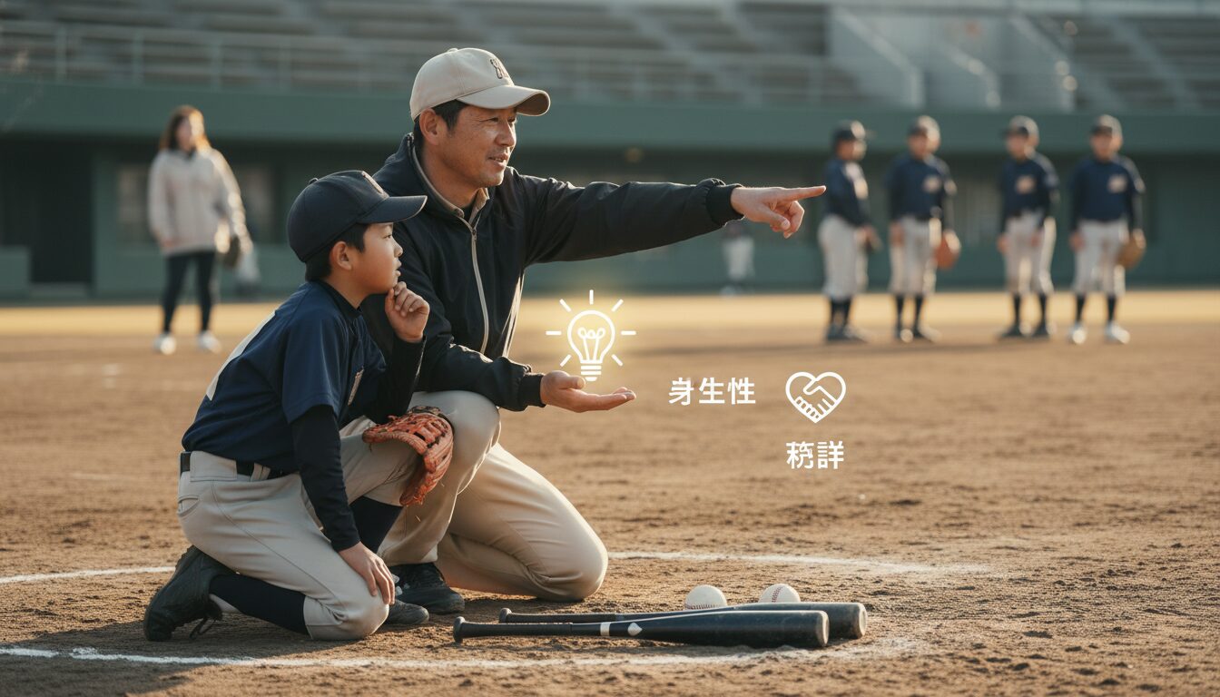 「推薦される選手」の本質とは？お行儀の良さではなく「主体性」と「感謝」を表現した本文中盤のイメージ (生成AIによるイメージ)