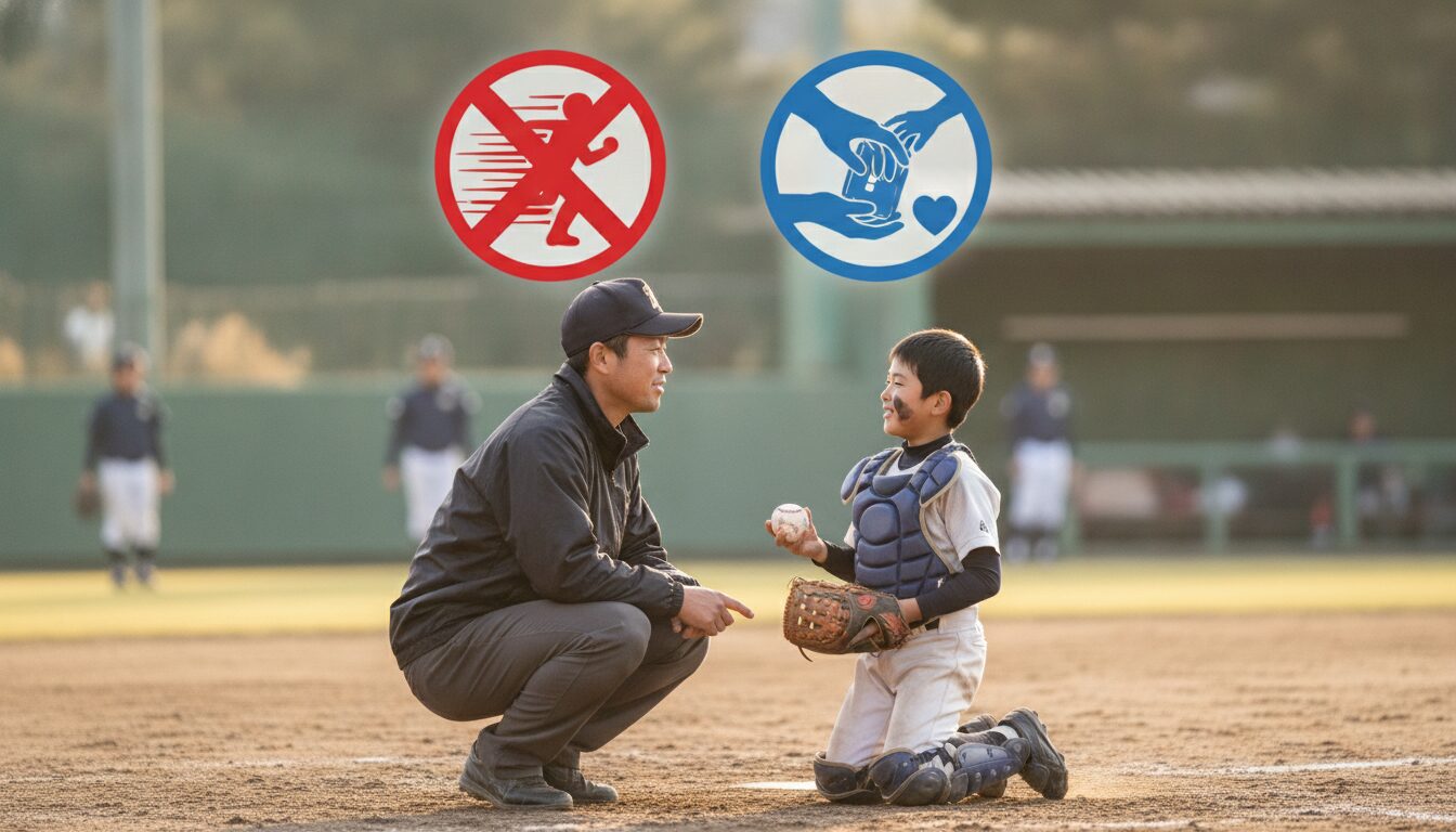 未経験パパが考える「ピッチャー適性」の本当のところを表現した本文中盤のイメージ (生成AIによるイメージ)