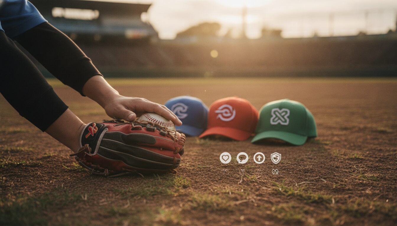 ノーシード波佐見の「3投手リレー」に学ぶ！少年野球の複数投手制と未経験パパのメンタルサポート術をイメージした親子の野球シーン (生成AIによるイメージ)
