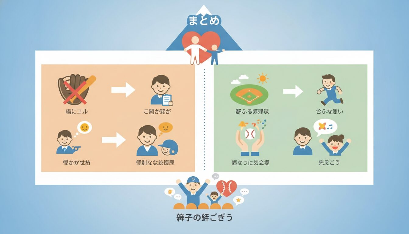 まとめの要点を整理したまとめイメージ (生成AIによるイメージ)