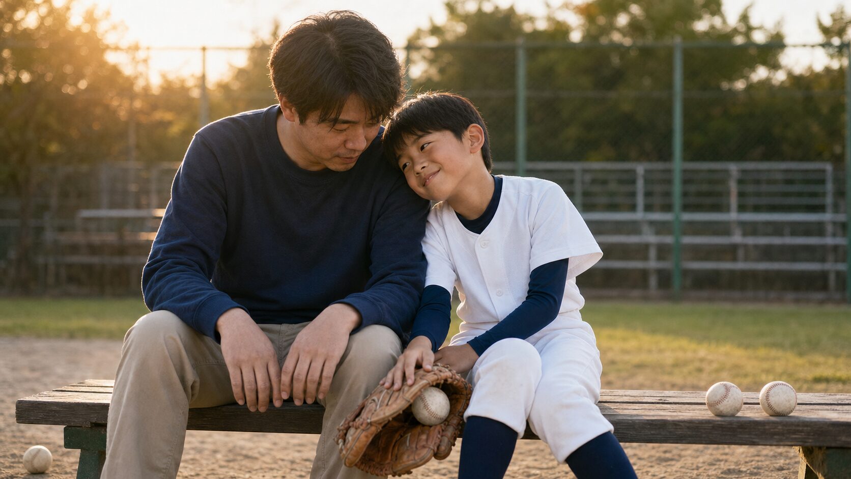 なぜパパは、我が子の変化を一日ごとに確認したくなるのかを表現した本文中盤のイメージ (生成AIによるイメージ)