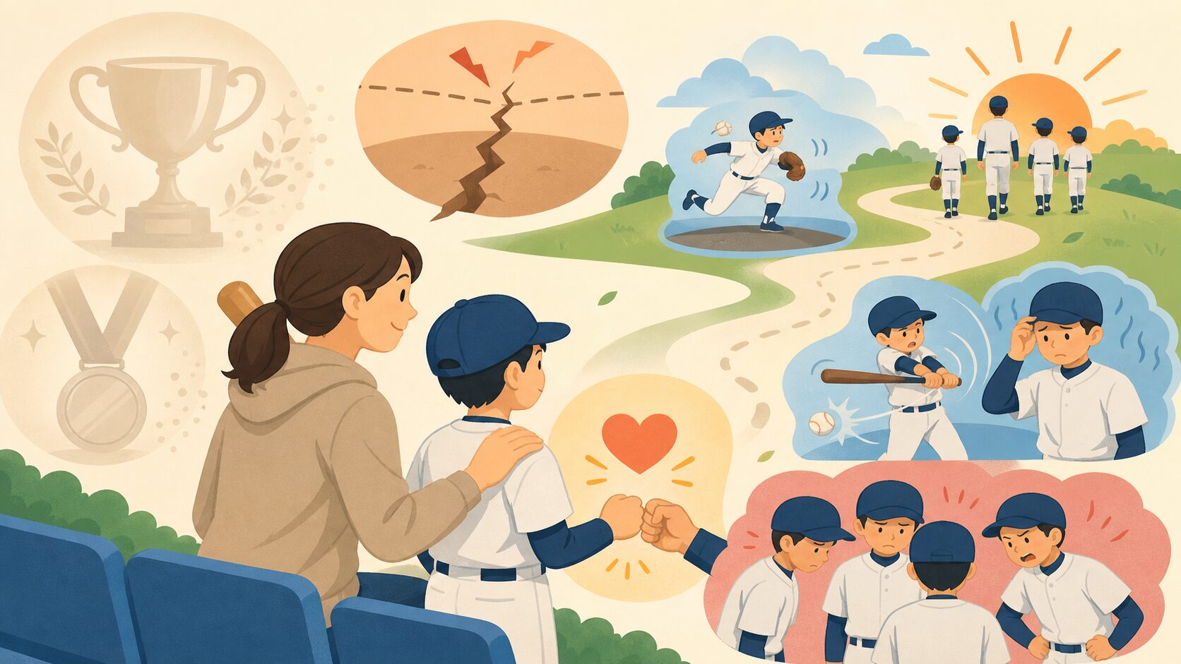 まとめの要点を整理したまとめイメージ (生成AIによるイメージ)