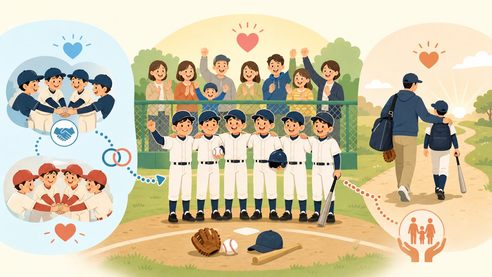 まとめの要点を整理したまとめイメージ (生成AIによるイメージ)