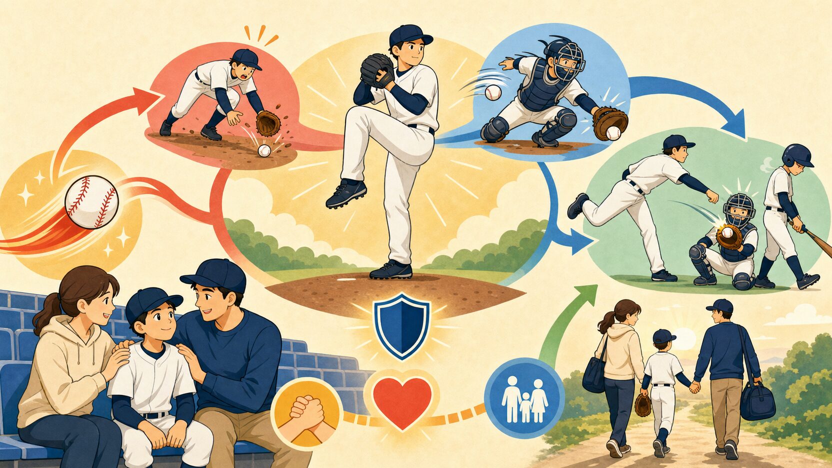 まとめの要点を整理したまとめイメージ (生成AIによるイメージ)