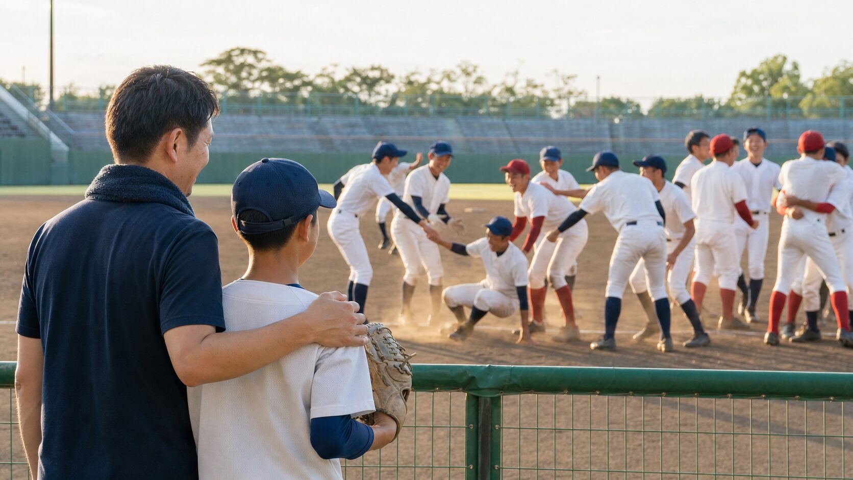 仙台育英を甲子園へ導いた「日本一のチーム内競争」とはを表現した本文前半のイメージ (生成AIによるイメージ)