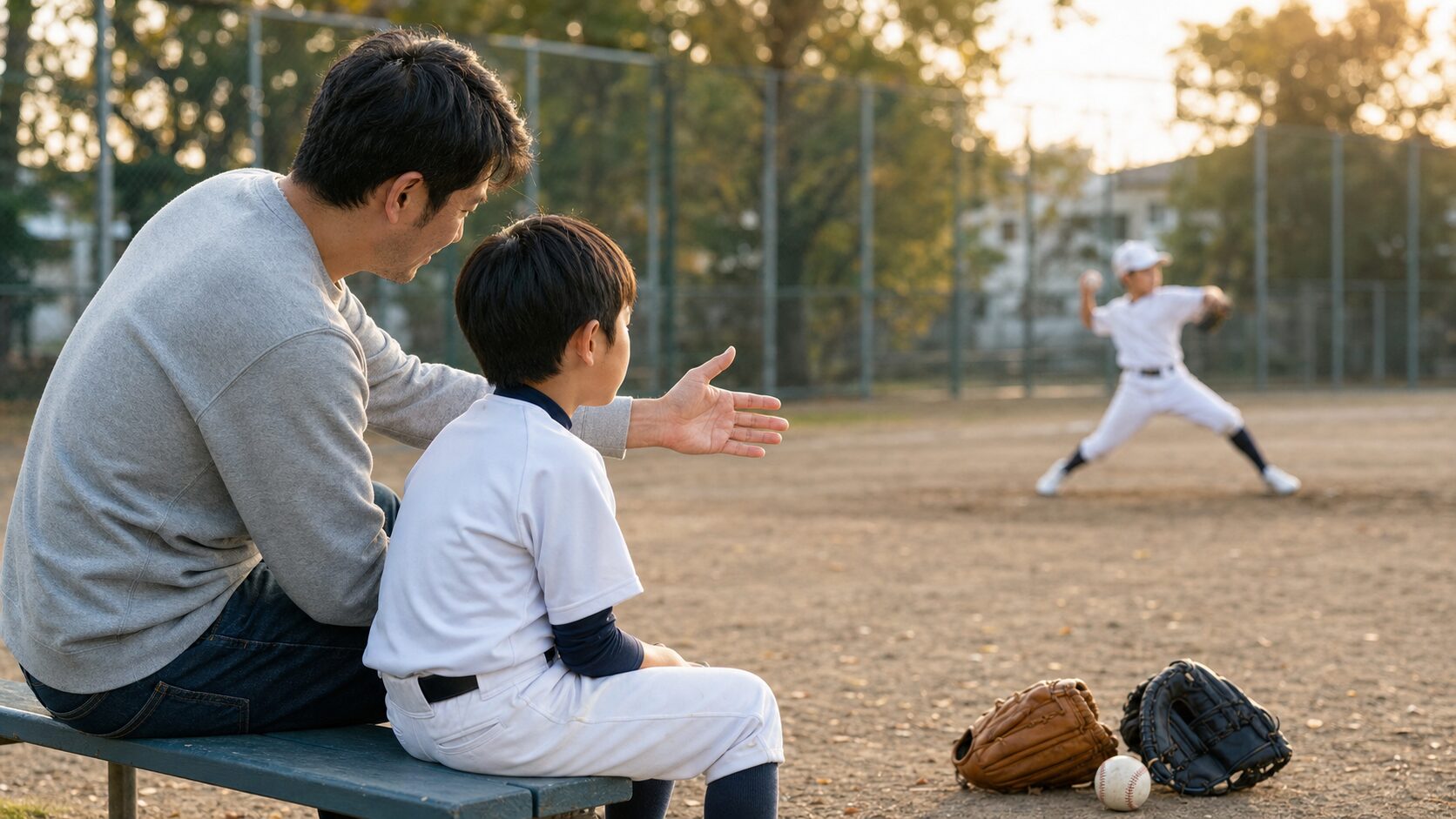 比較をプレッシャーではなく、成長の材料へ変える親の翻訳術を表現した本文中盤のイメージ (生成AIによるイメージ)