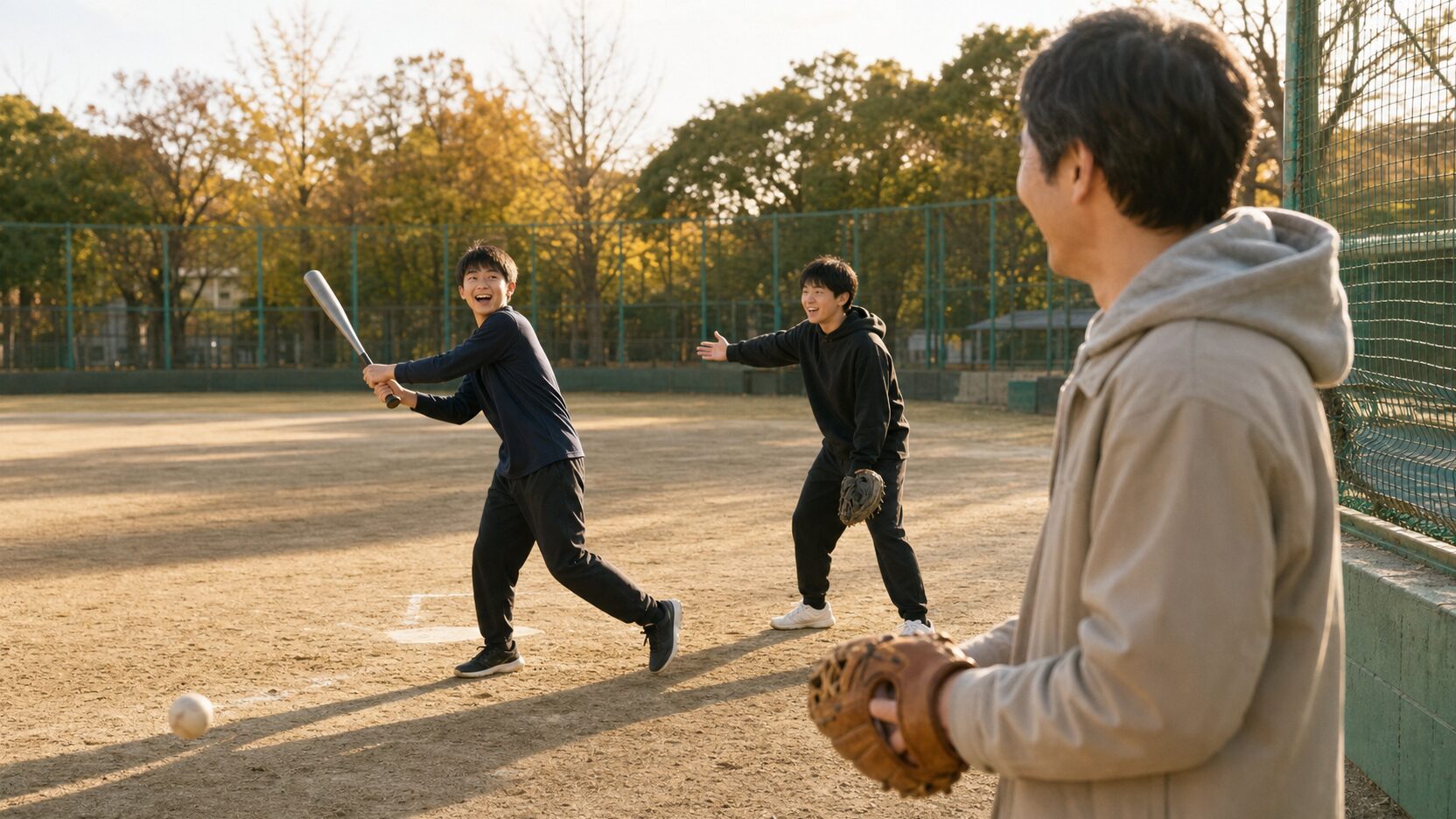 高校2年の10月から夢中に――縄野二翌選手の話をどう読むかを表現した本文前半のイメージ (生成AIによるイメージ)