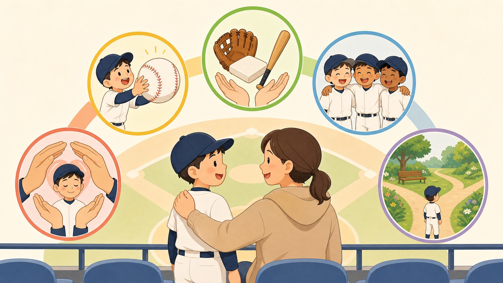 まとめの要点を整理したまとめイメージ (生成AIによるイメージ)
