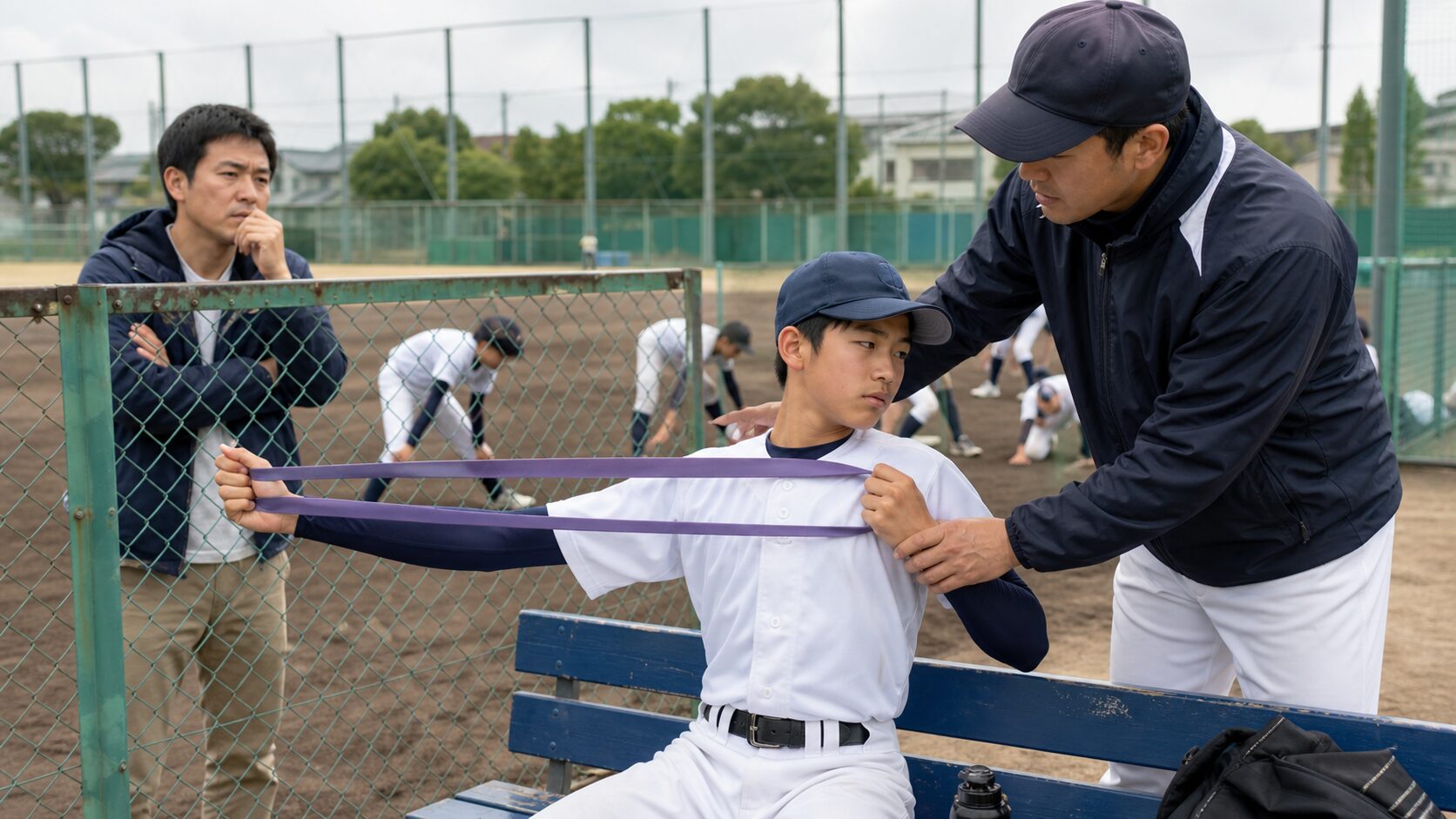 father-son-baseball-field