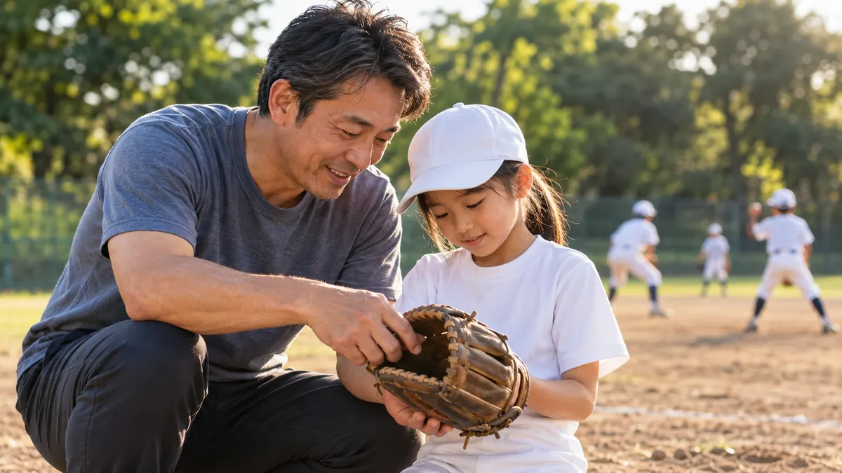 吹石一恵｜父は近鉄でプレーした吹石徳一を表現した本文中のイメージ（生成AIによるイメージ）